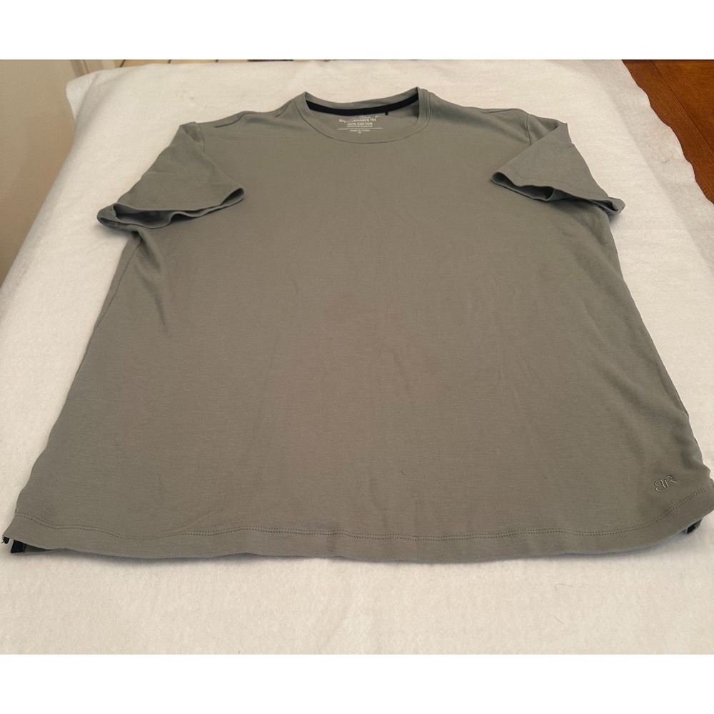 Banana Republic Performance Tee Mens Large Gray Cotton T Shirt Basic Breathable